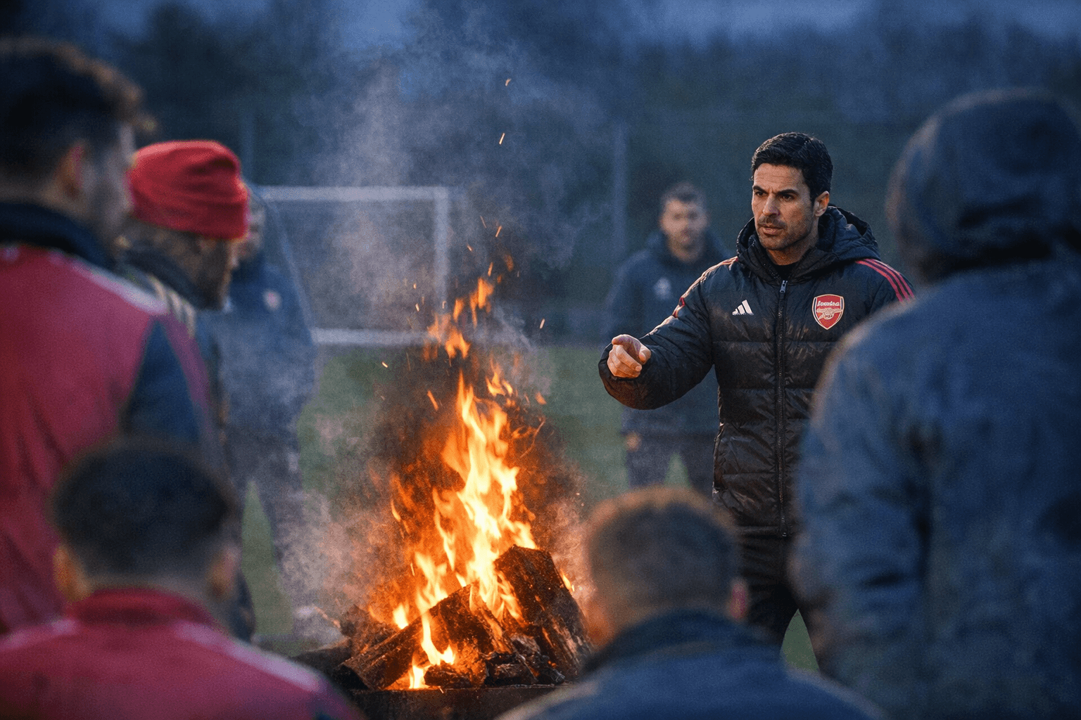 Arteta lights training-ground fire to spark Arsenal before crucial week