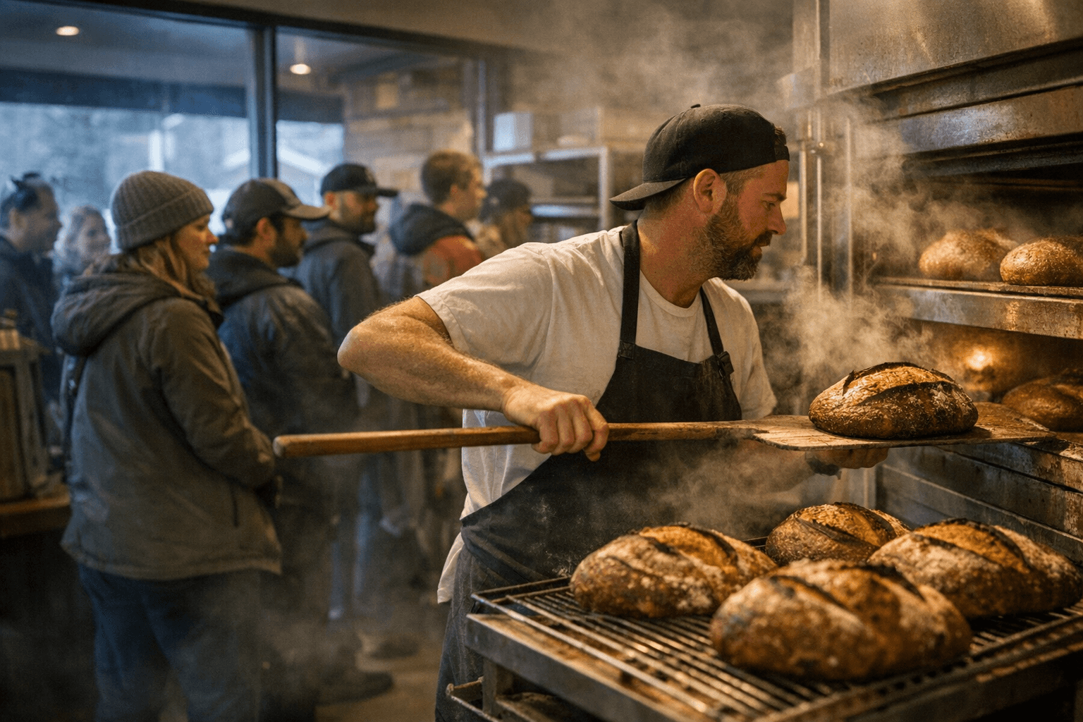 James Beard chef’s Threefold Bakery draws crowds with sourdough loaves