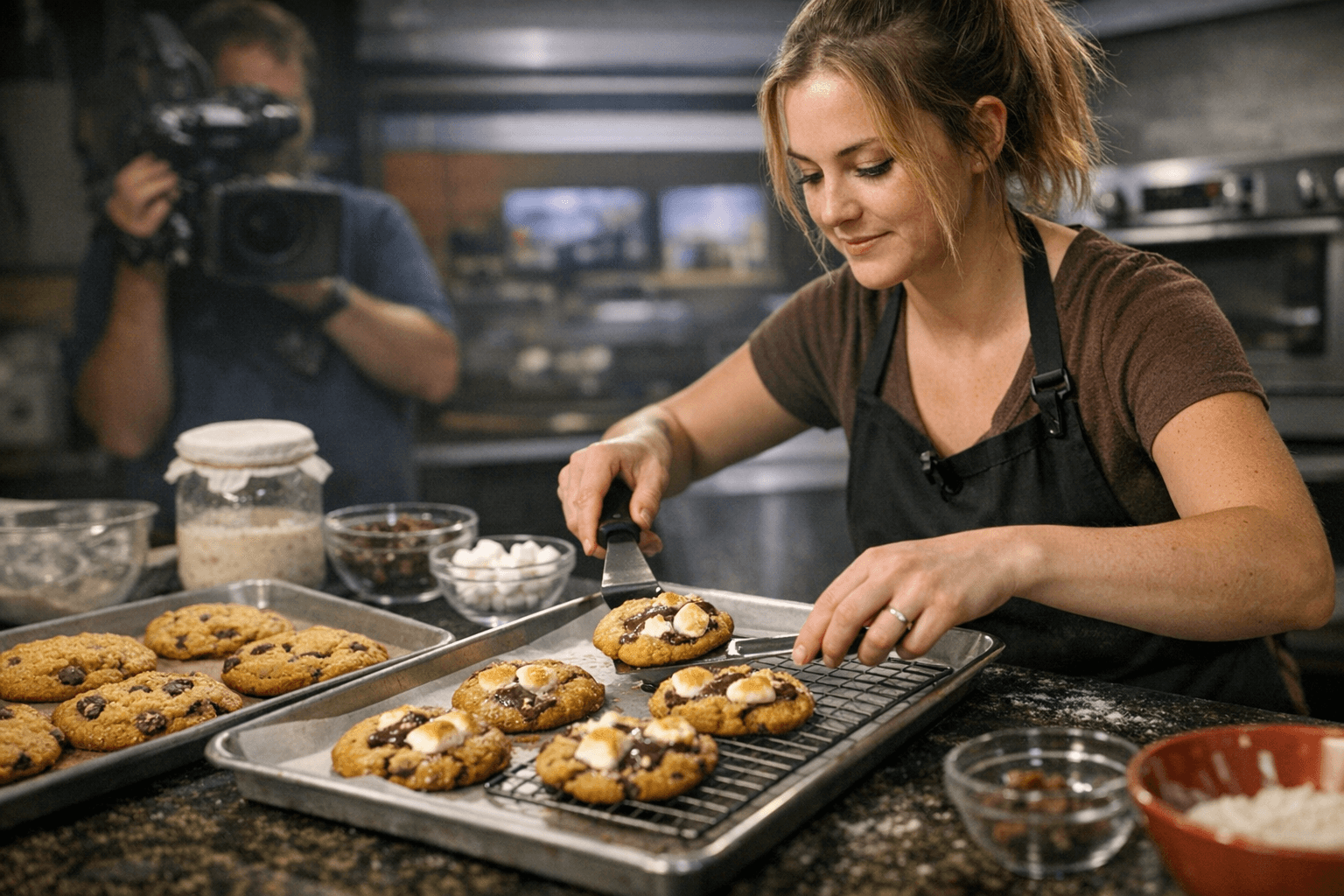 Spokane sourdough bakery bakes chocolate chip and s'mores cookies on KREM 2