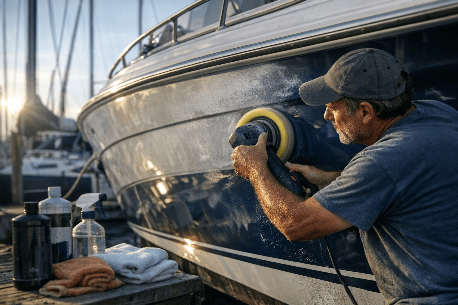 Restore Chalky Boat Gelcoat, Clean, Correct, and Protect Shine