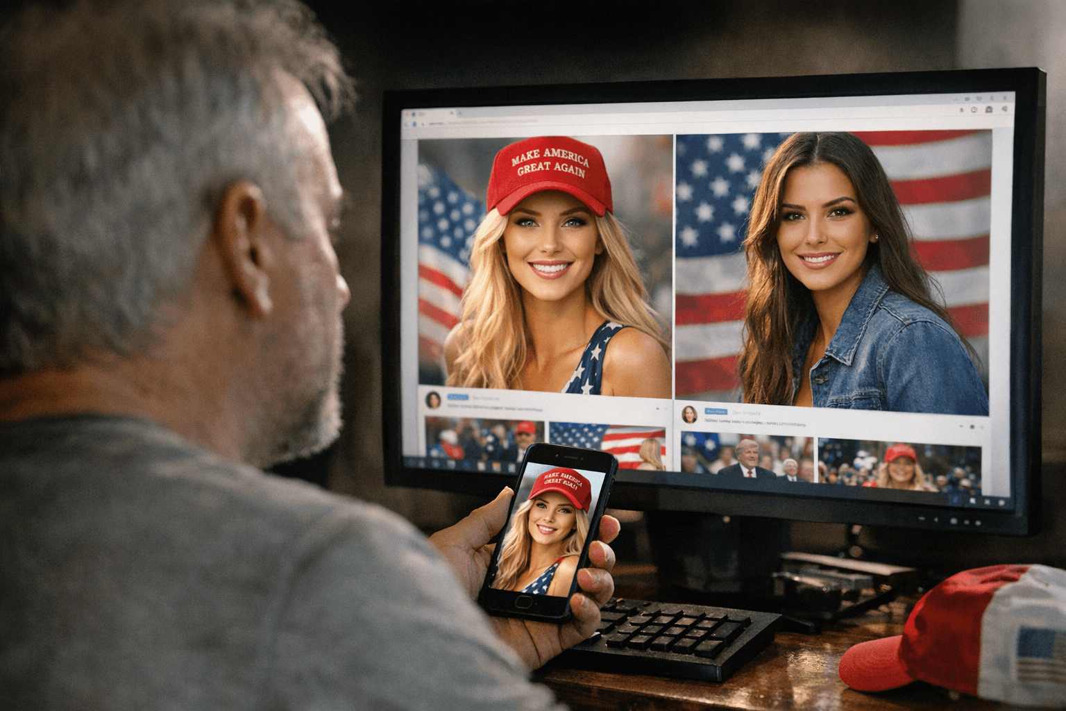AI-generated fake influencers flood social media to sway conservative voters
