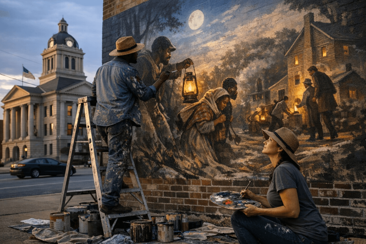 Jacksonville mural to highlight Underground Railroad, target June completion
