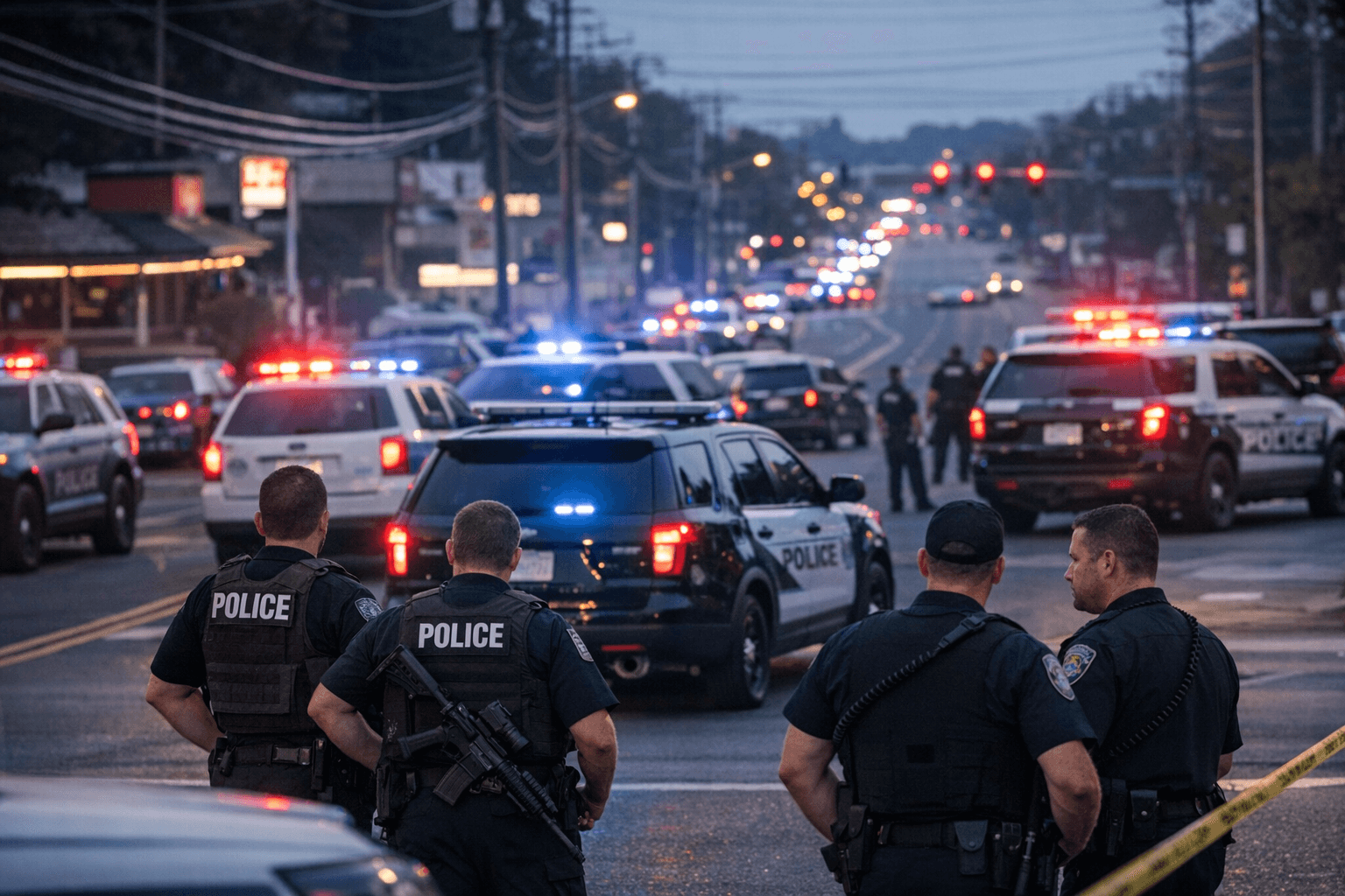 Over 20 police vehicles respond near University Boulevard in Hyattsville