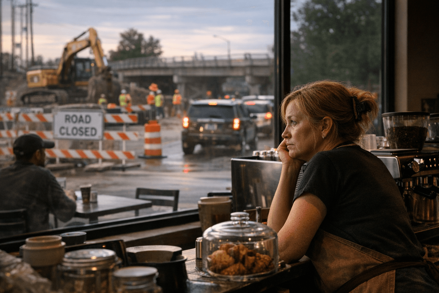 Bridge rehab on Twenty Mile Road hurts Parker coffee shop sales