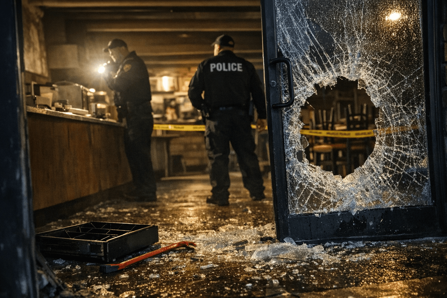 Police seek leads after two Bowie restaurants hit in smash-and-grabs