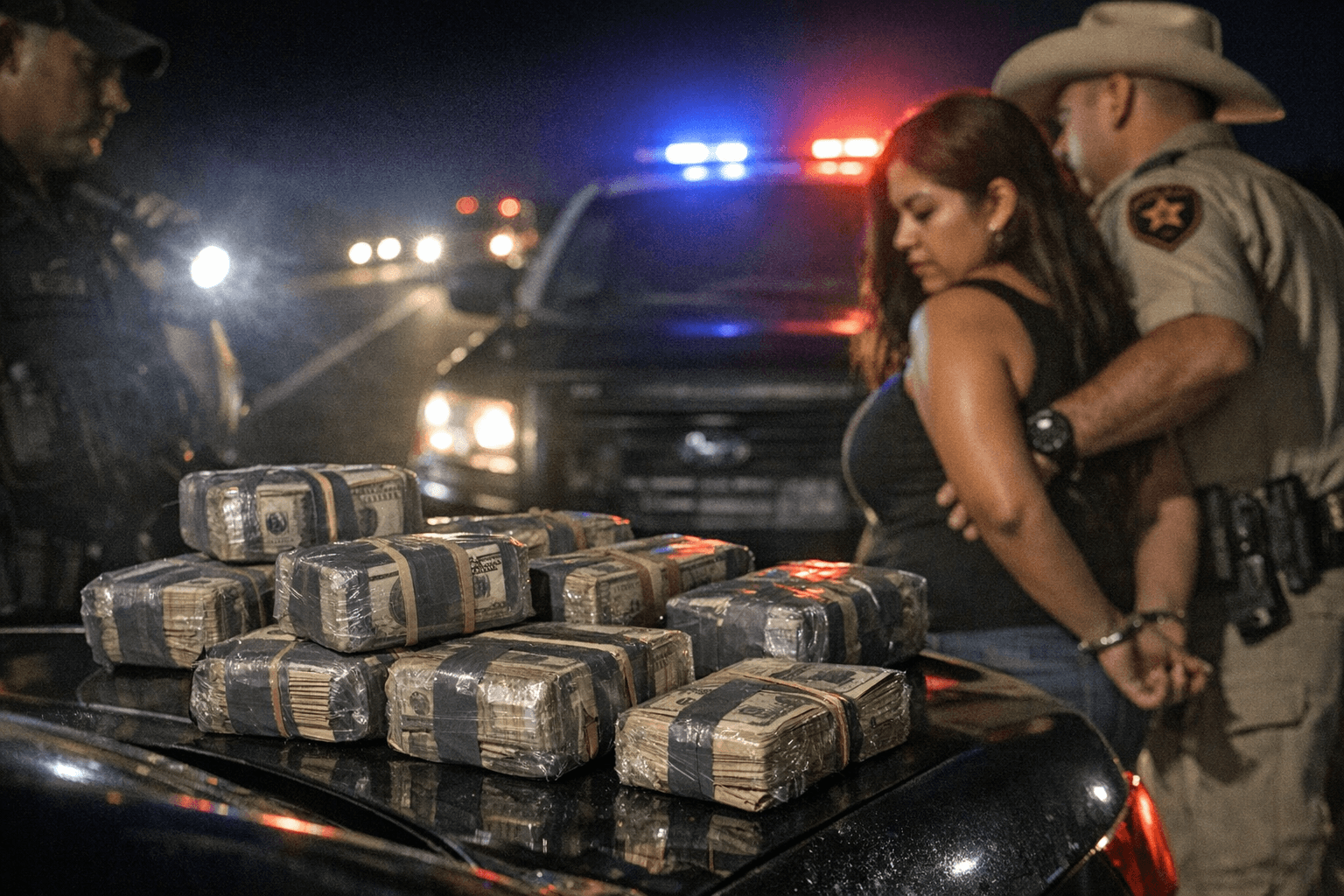 Jim Wells County traffic stop uncovers $227,931 cash, money-laundering arrest