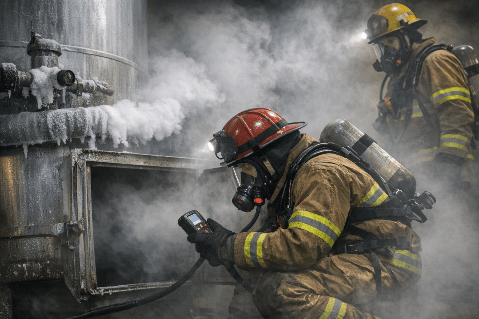 Lafayette County firefighters train to handle carbon dioxide hazards