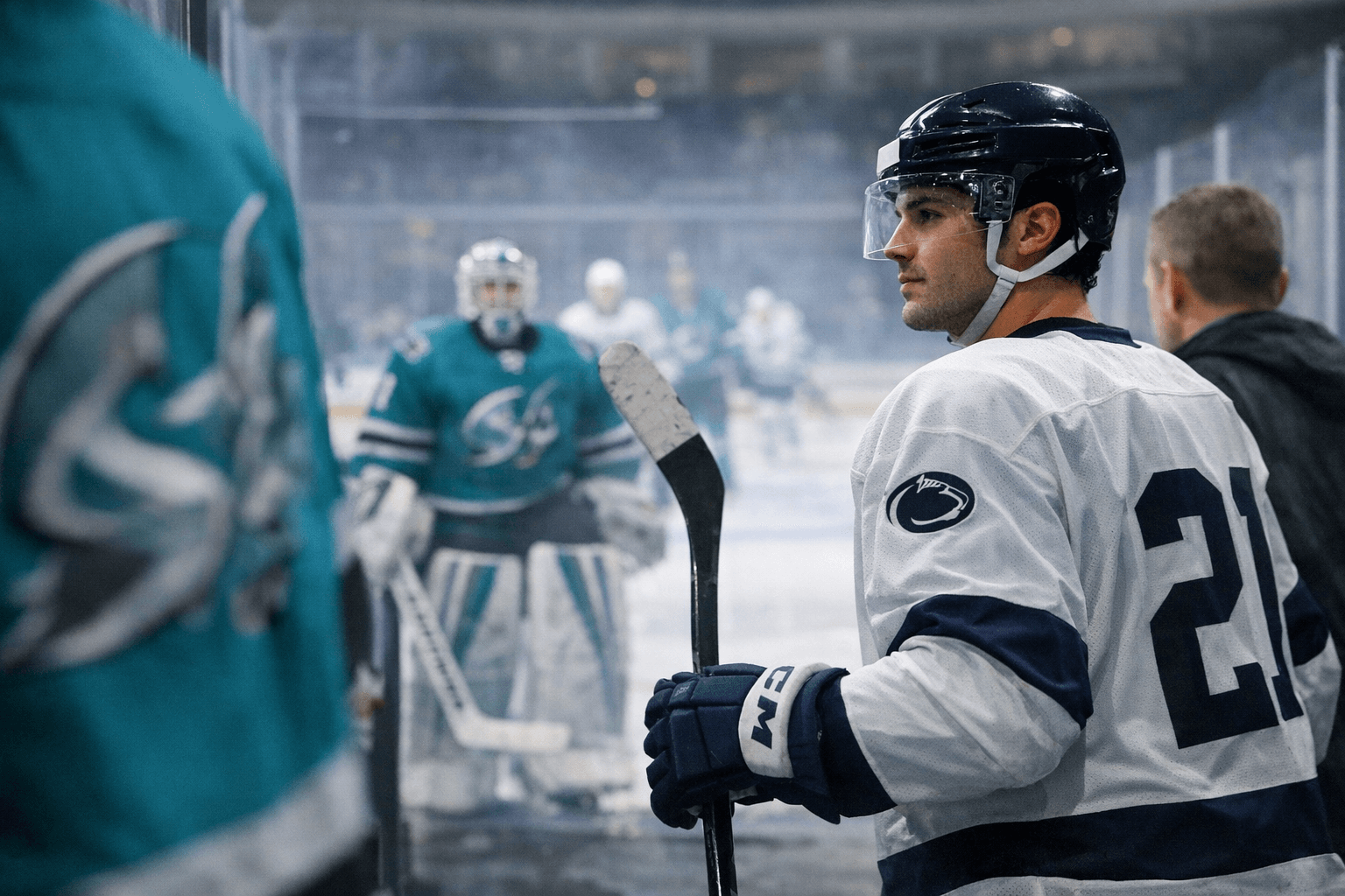 Barracuda sign Penn State defenseman Jarod Crespo to amateur tryout agreement