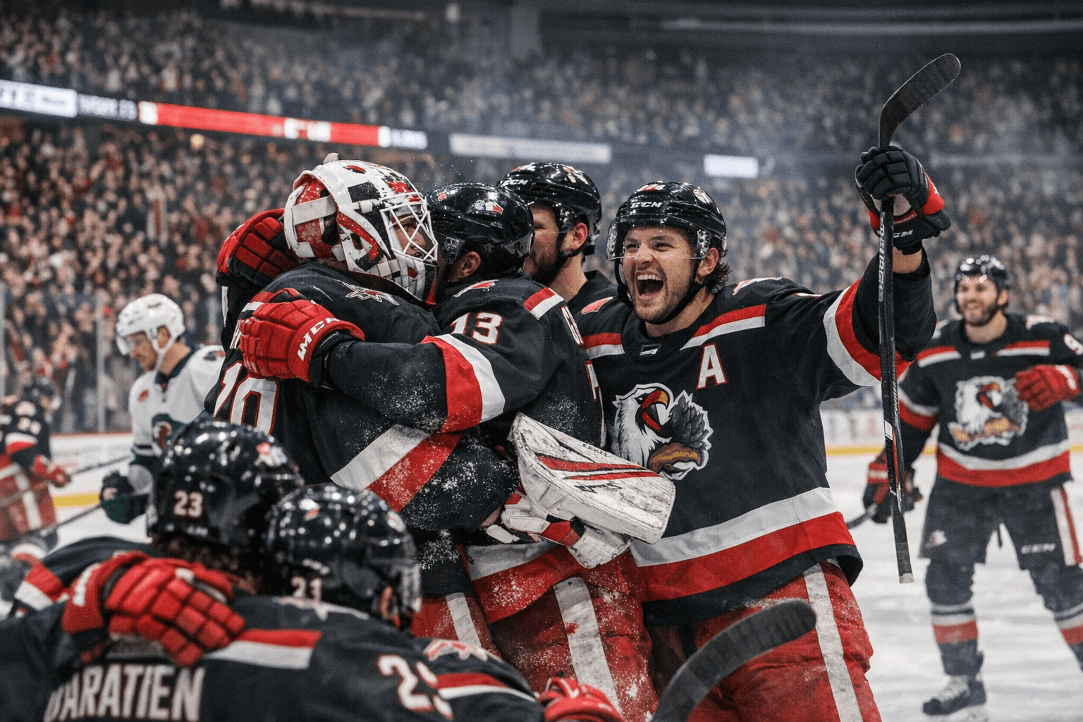 Griffins beat Wild, clinch franchise-best season with 50th win faster than ever