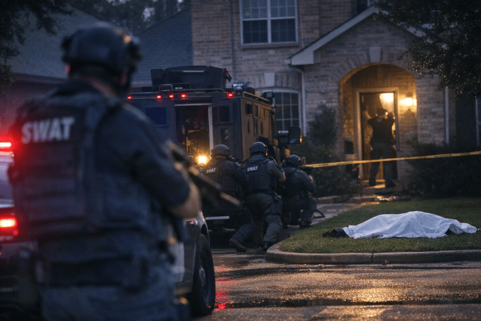 Harris County man kills estranged wife, sparks SWAT standoff after chase