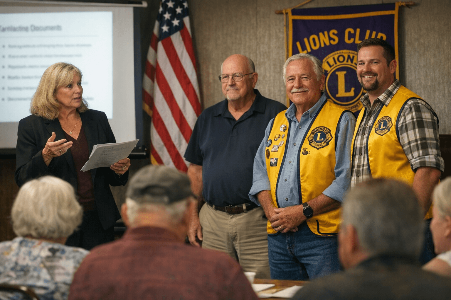 Gatesville Lions Club names 2026-27 leaders, welcomes new member, hears elder law talk