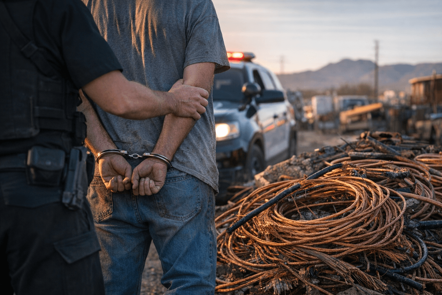 Pahrump copper theft arrest follows stolen wire sold locally