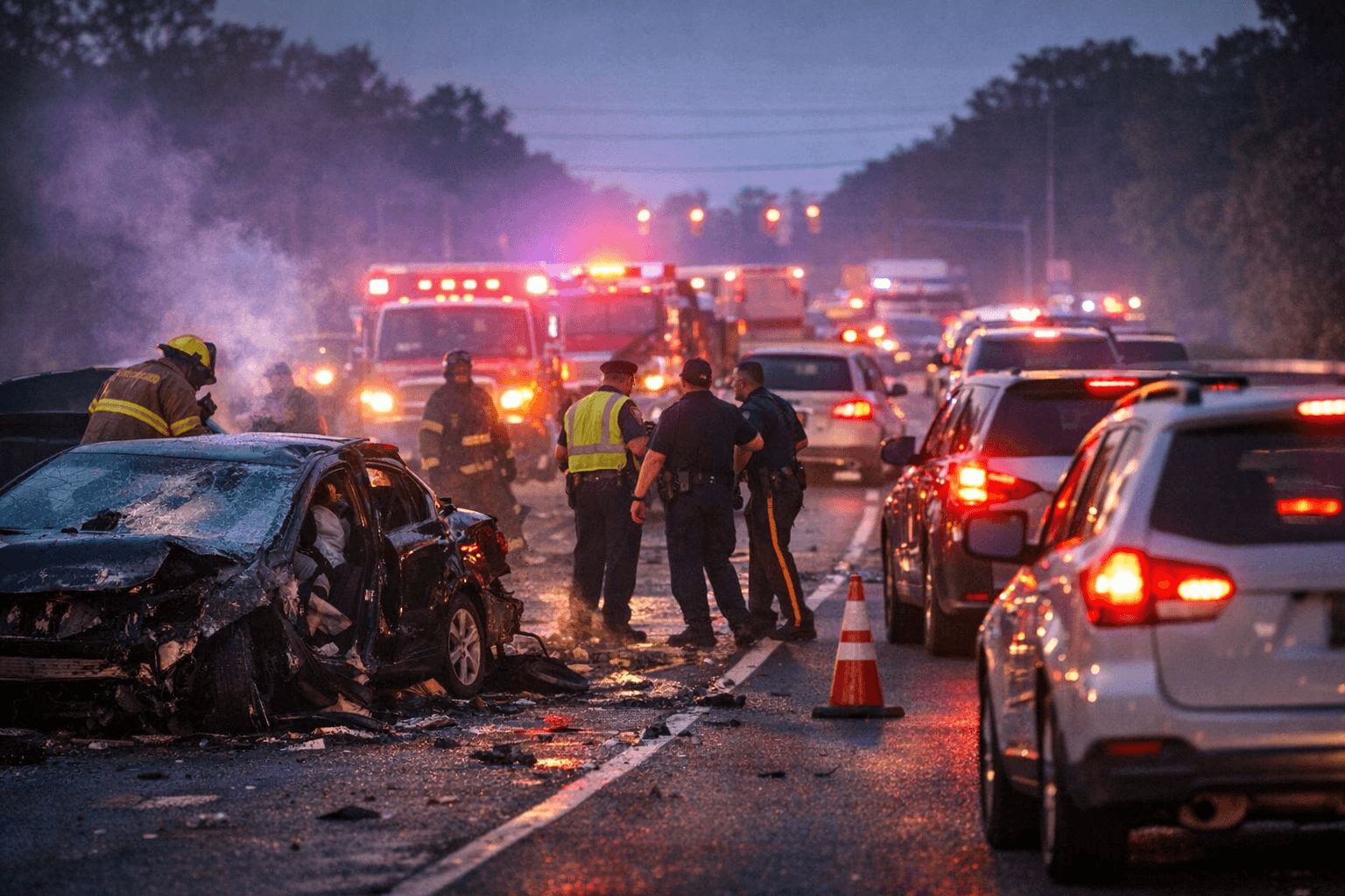 Crash closes Route 47 in Vineland, blocks both directions Friday evening