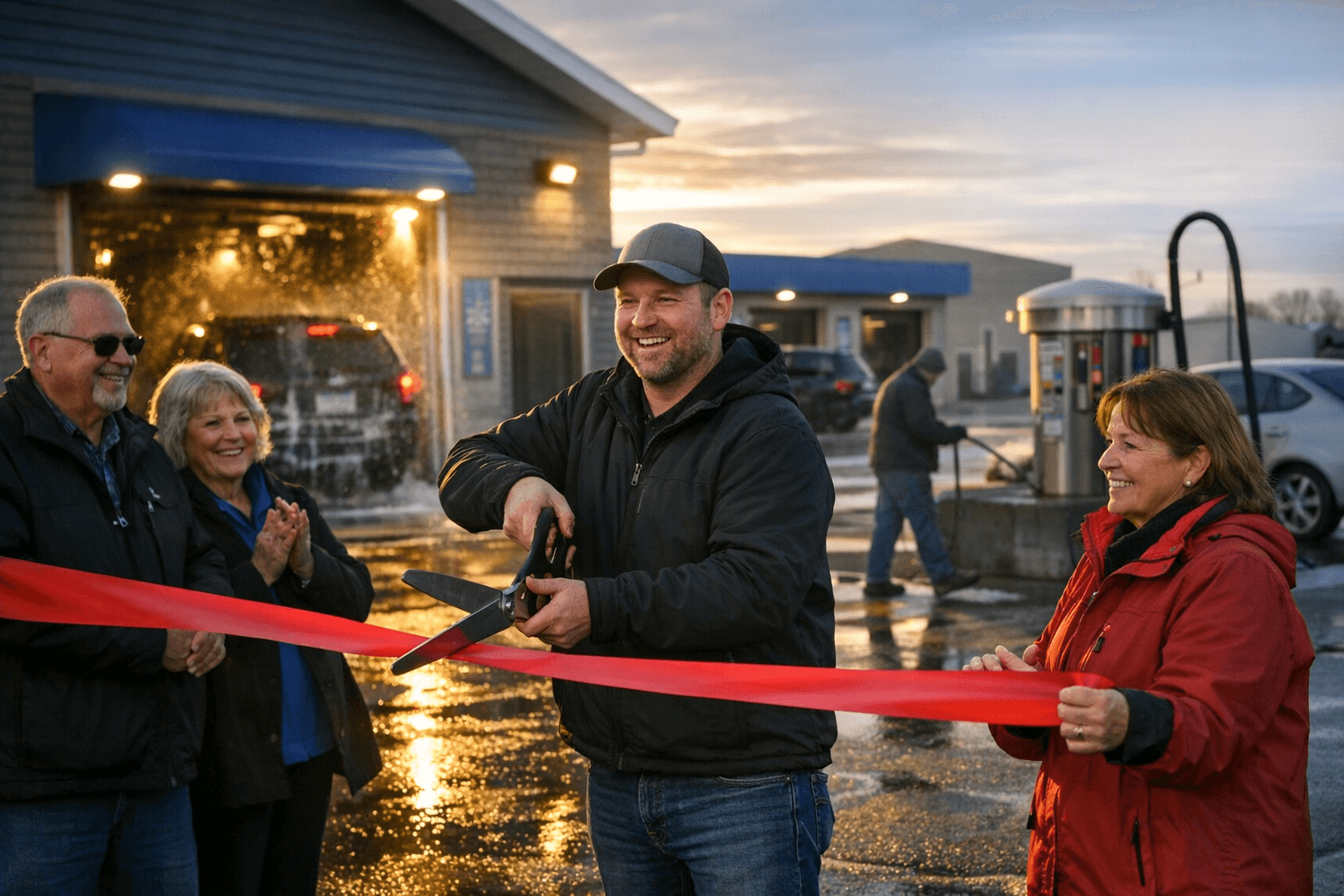 Jamestown Chamber celebrates new ownership at Super Wash Car Wash