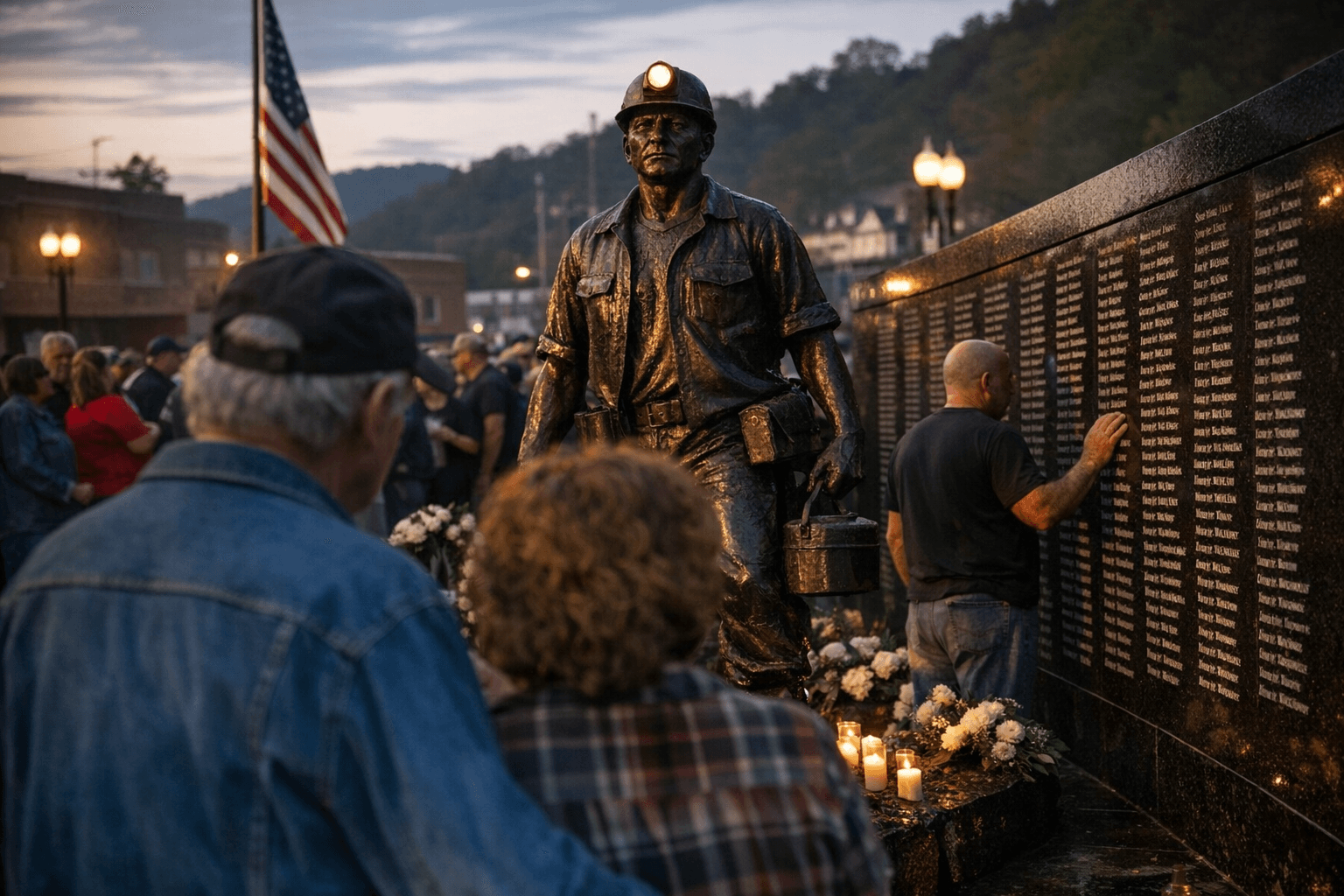 Hazard unveils downtown coal miner memorial honoring more than 400 names