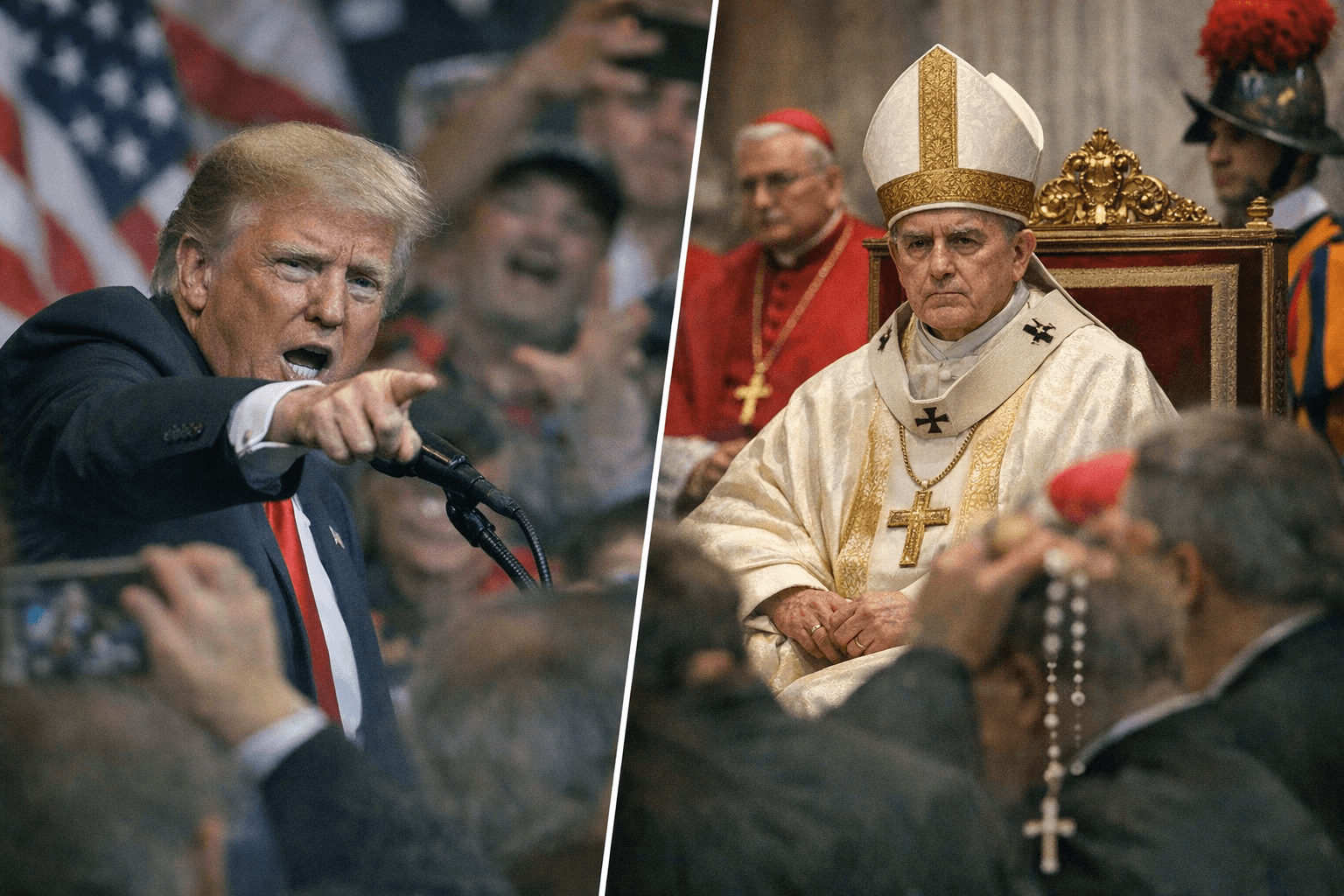 Trump feud with Pope Leo XIV intensifies as Catholics push back