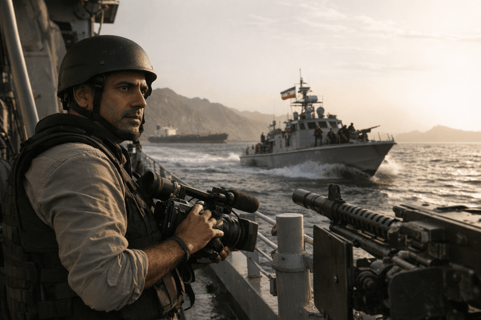 CBS News correspondent enters Strait of Hormuz amid Iran war tensions