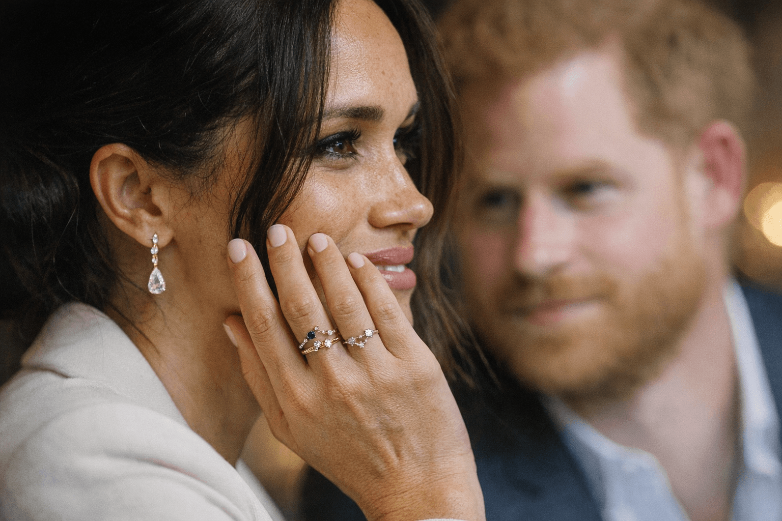 Meghan Markle wears zodiac rings honoring her and Harry’s star signs