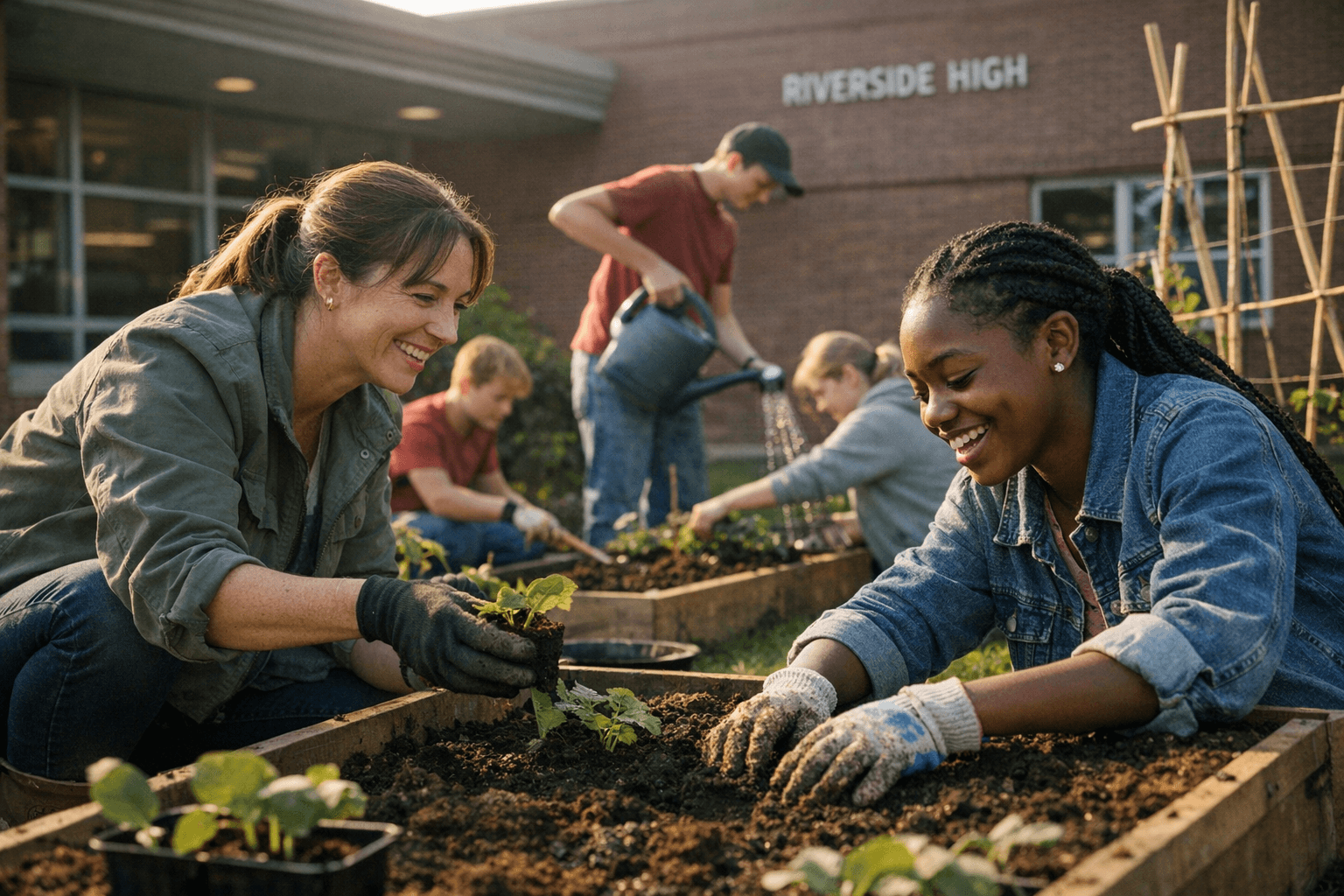 Riverside High wins $750 grant for student garden project