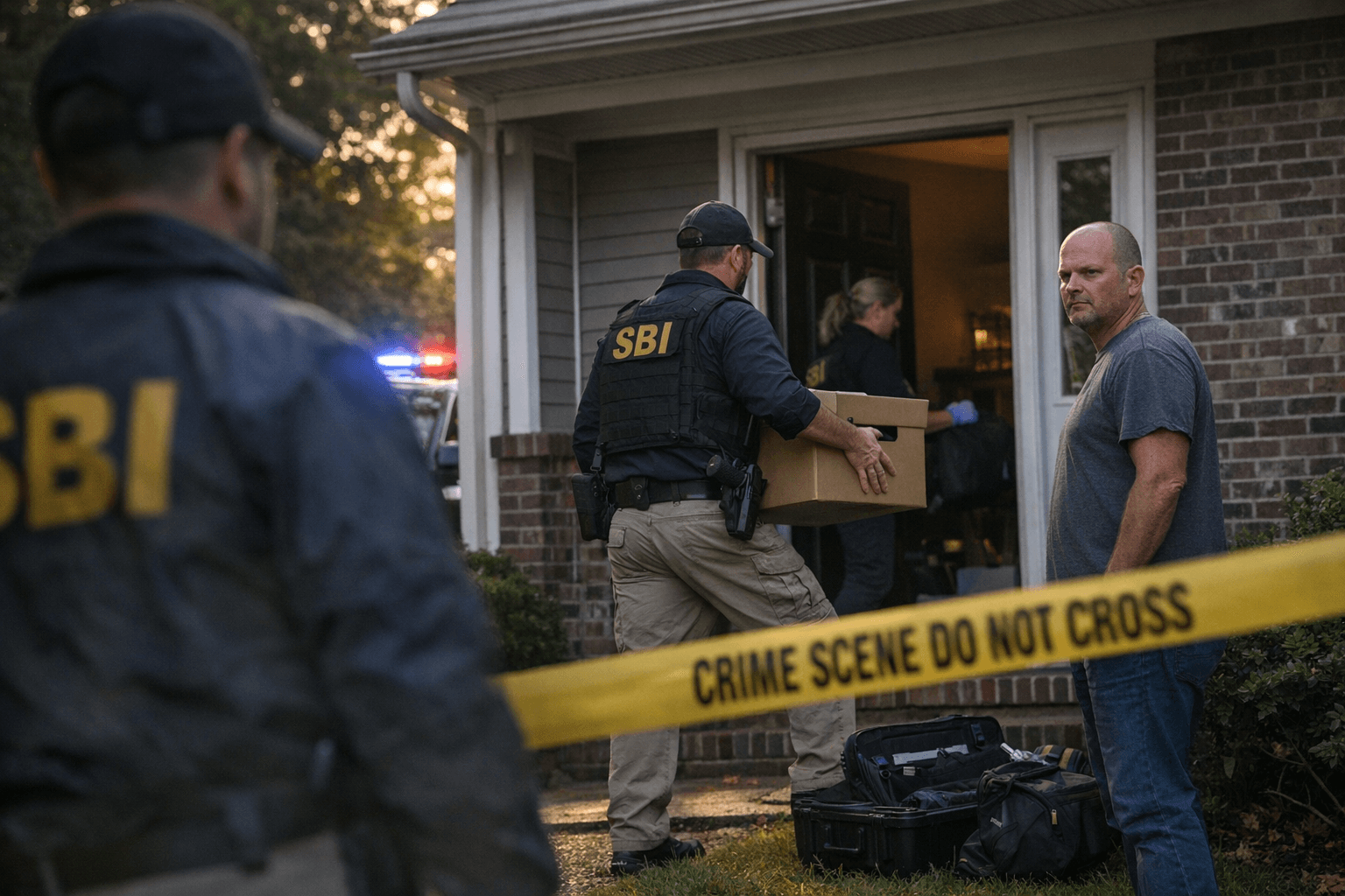 SBI searches former Four Oaks officer’s home in Garner murder case