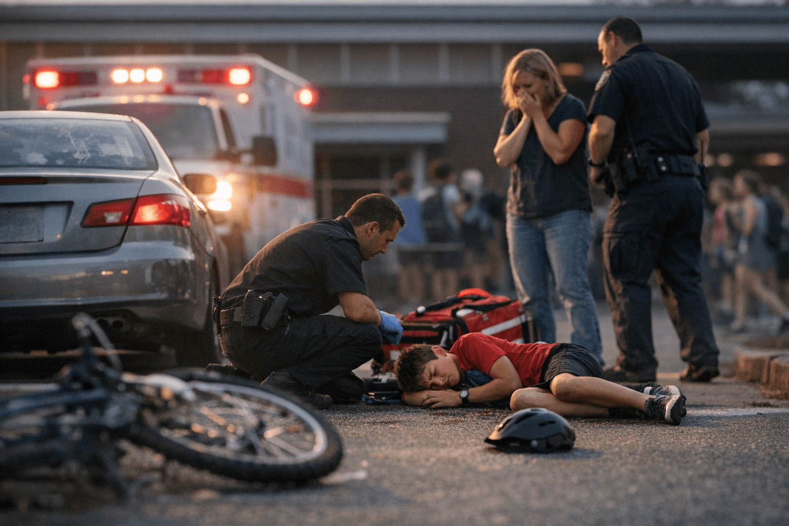 Boy hit by car outside Holly Ridge Middle School, suffers minor injuries