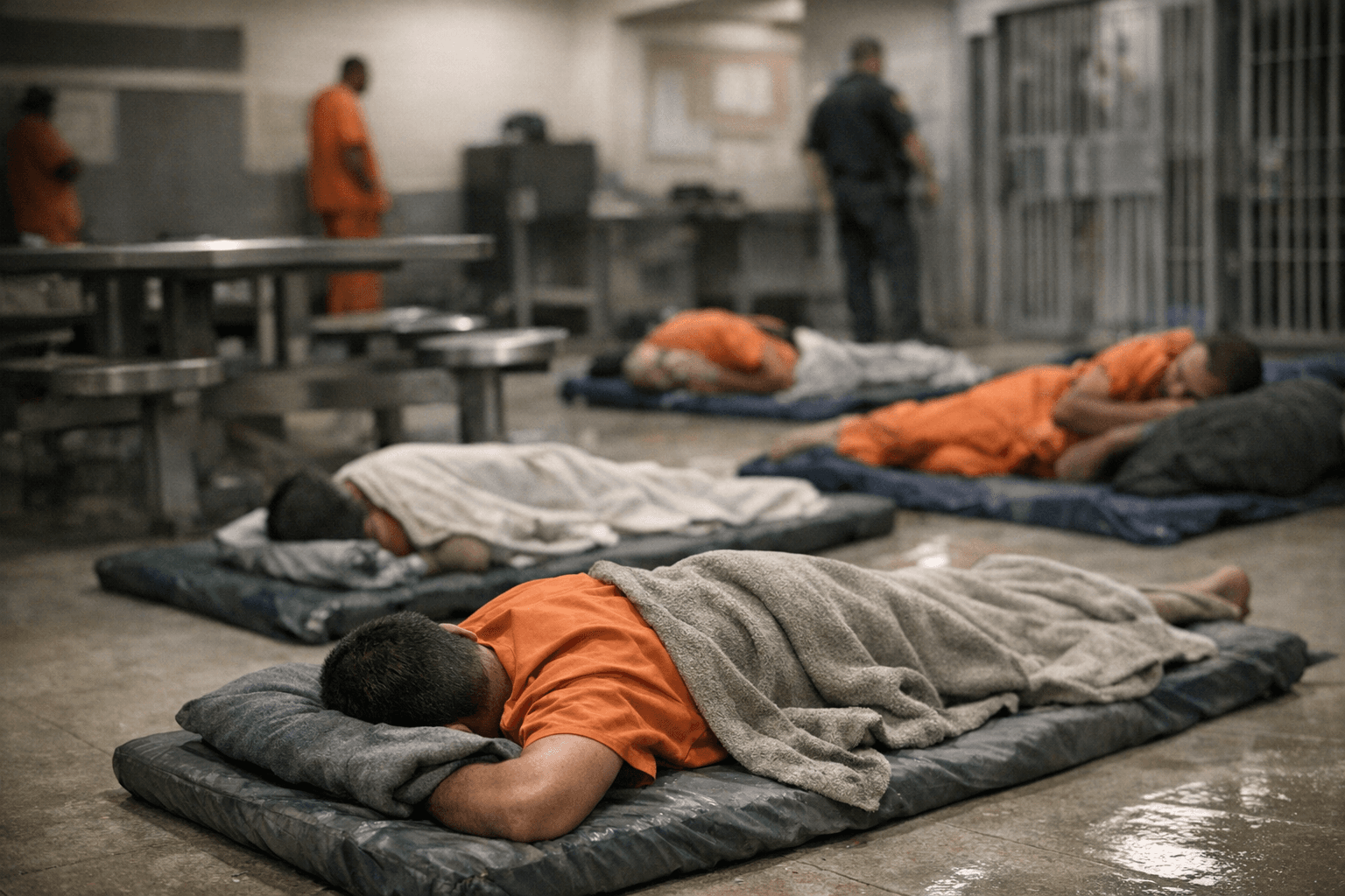 Wake County jail overcrowding forces inmates to sleep on floors