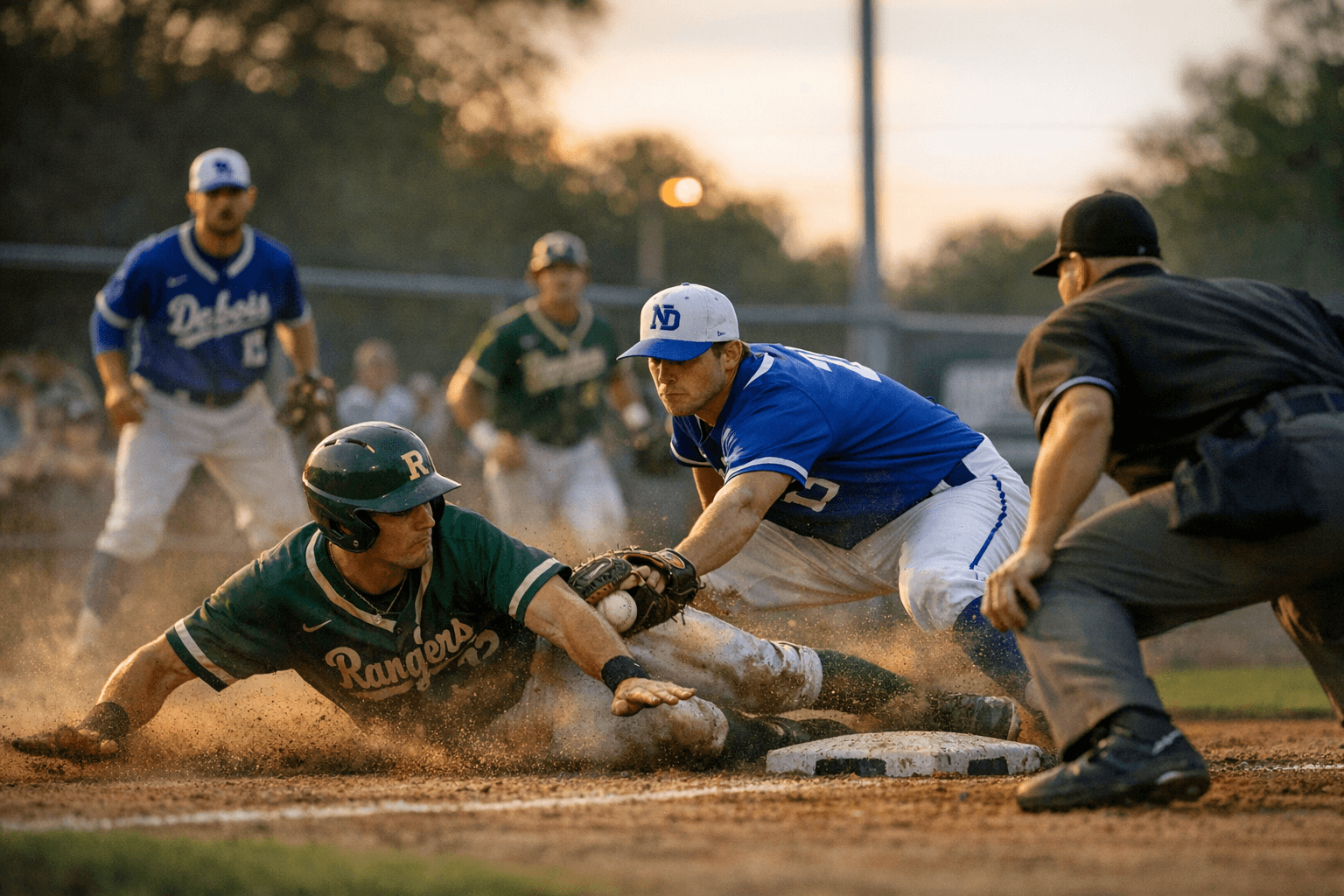 Forest Park Rangers, Northeast Dubois Jeeps meet in county baseball rivalry game