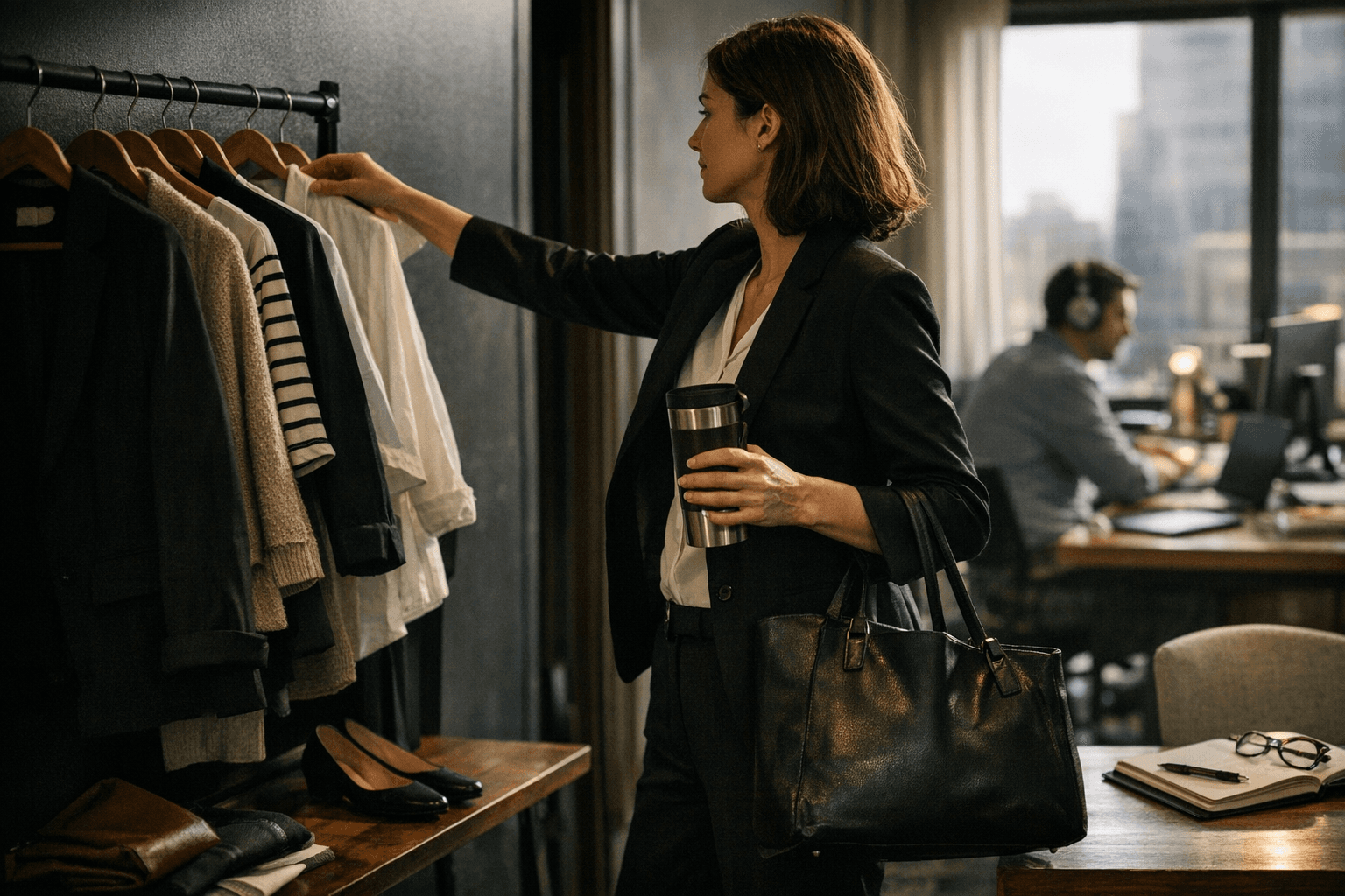 The Case for Easy, Repeatable Office Outfits in Hybrid Work Life