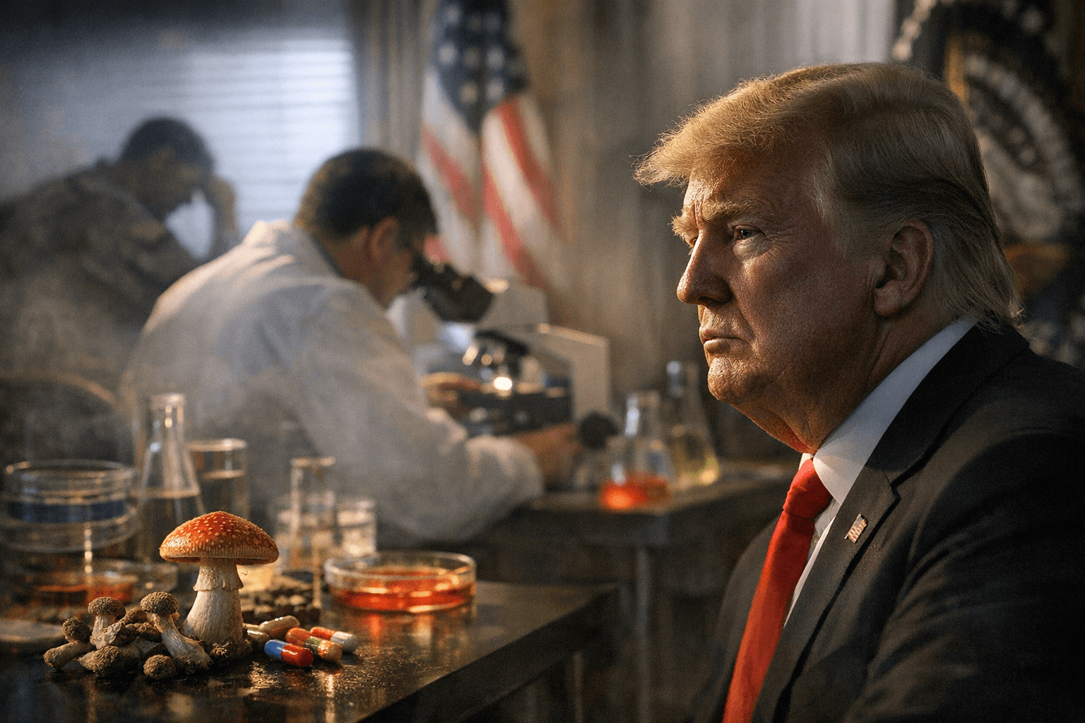 Trump to order federal research into psychedelics for PTSD treatment