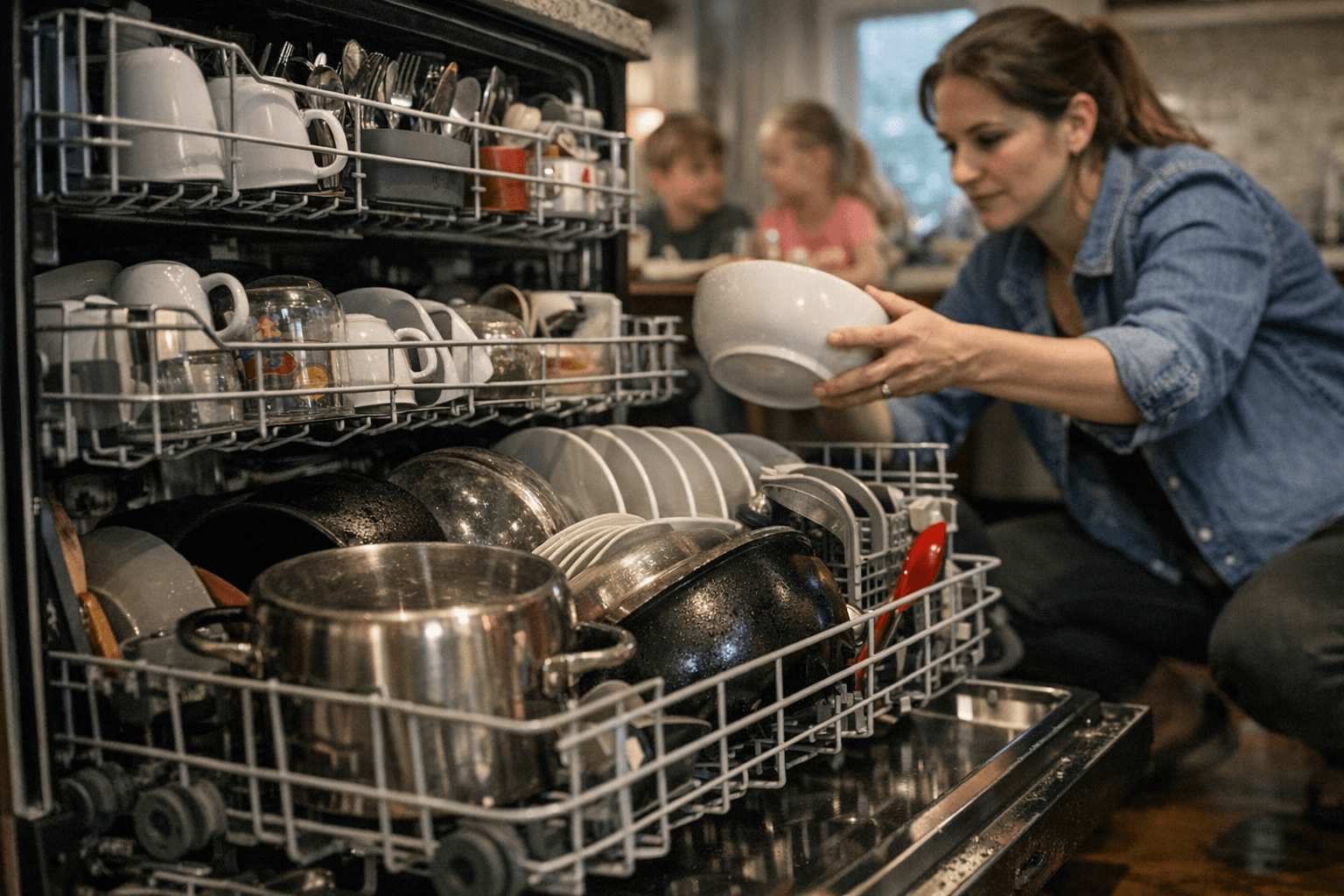 מדיחי כלים למשפחות גדולות: איך בוחרים קיבולת חכמה באמת