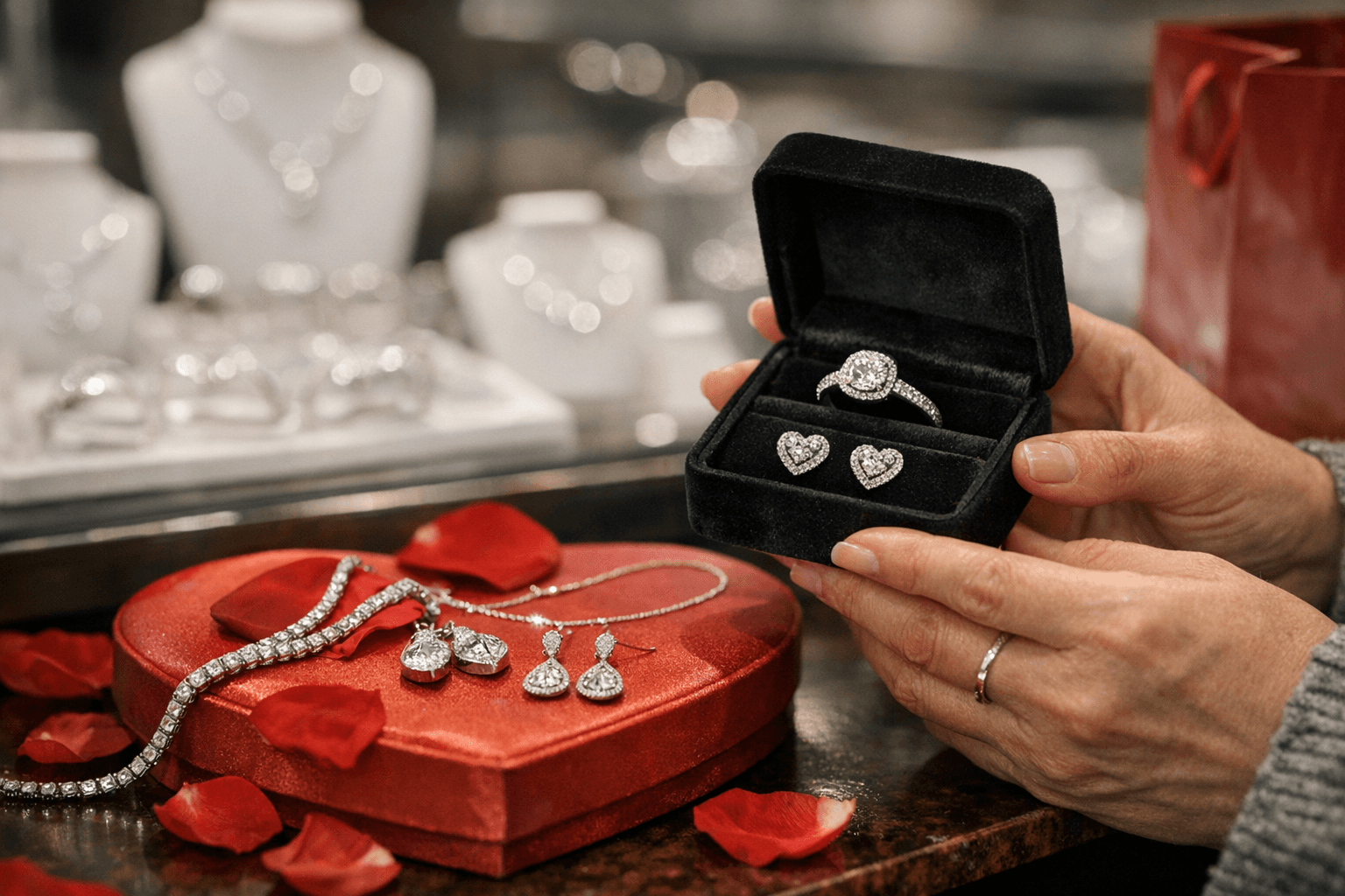 JTV cuts up to 75% off moissanite, diamond and silver jewelry for Valentine’s Day