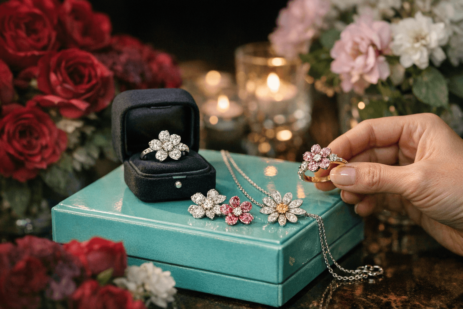 Tiffany’s Hidden Garden turns floral motifs into romantic Valentine splurges