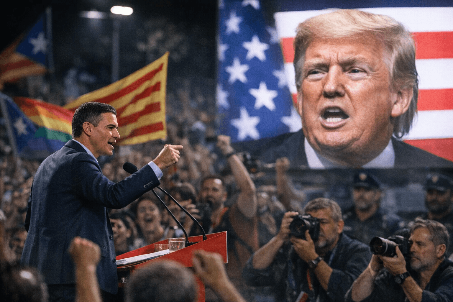 Sánchez uses clash with Trump to rally progressives amid corruption scandals