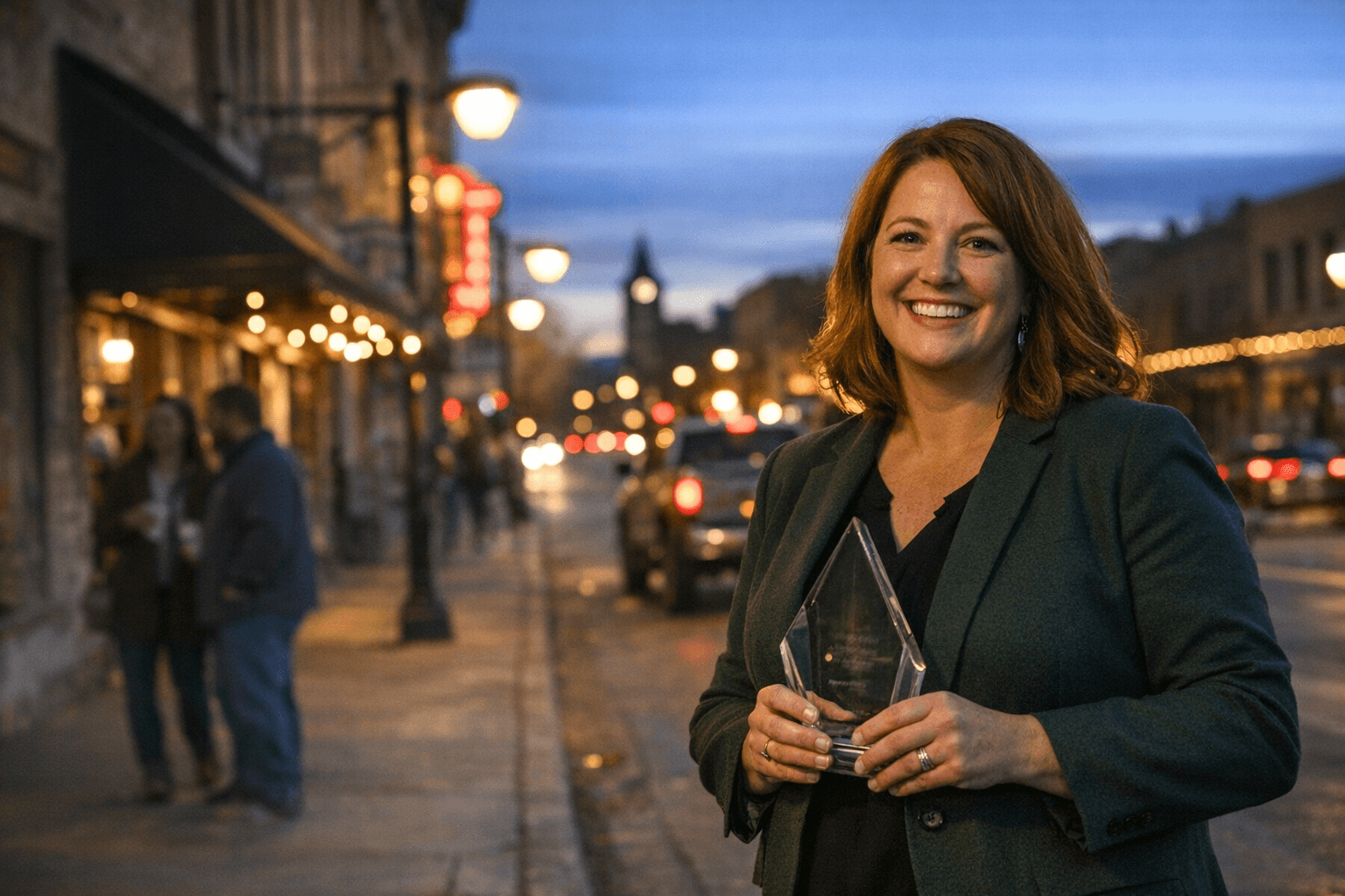 Laramie Main Street leader Trey Sherwood wins national leadership award