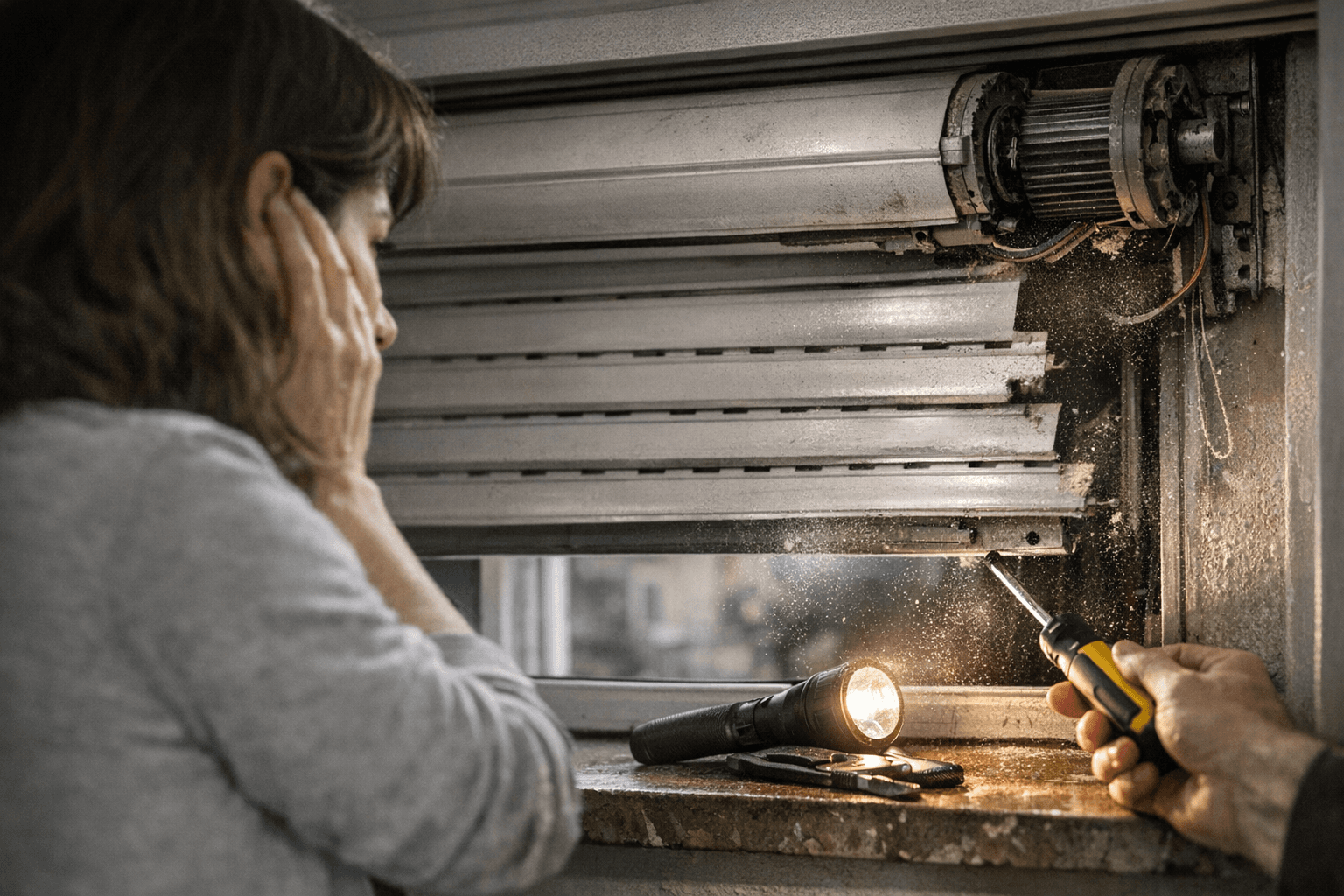 תריס חשמלי מרעיש: 5 בדיקות פשוטות לפני הזמנת טכנאי