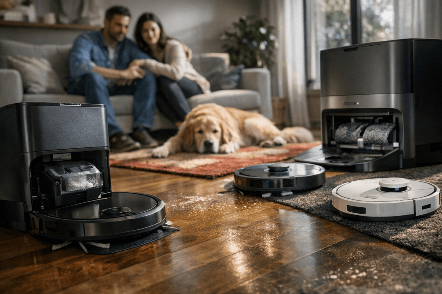שואבים רובוטיים מומלצים ל-2026: 5 דגמים לכל בית ולכל צורך