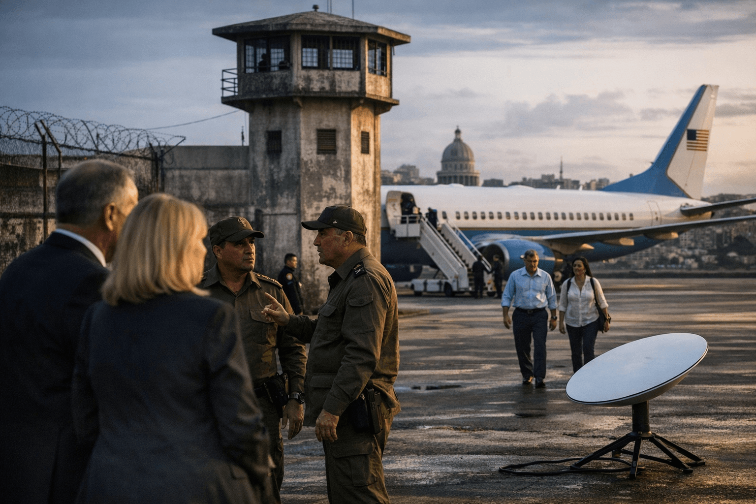 U.S. officials visit Cuba, discuss reforms, prisoners, and Starlink access