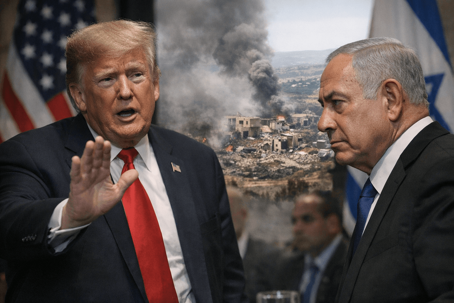Trump declares Israel barred from bombing Lebanon, shocks Netanyahu