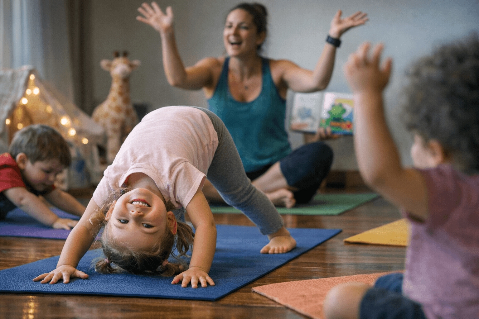 Little Stars Yoga offers playful eight-week classes for young children