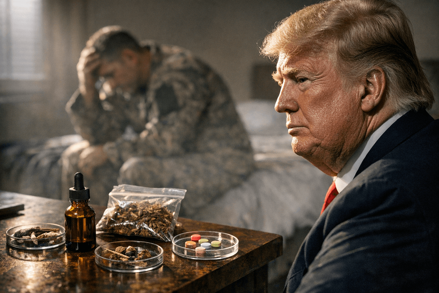 Trump to direct federal research into ibogaine, psychedelics for PTSD treatment