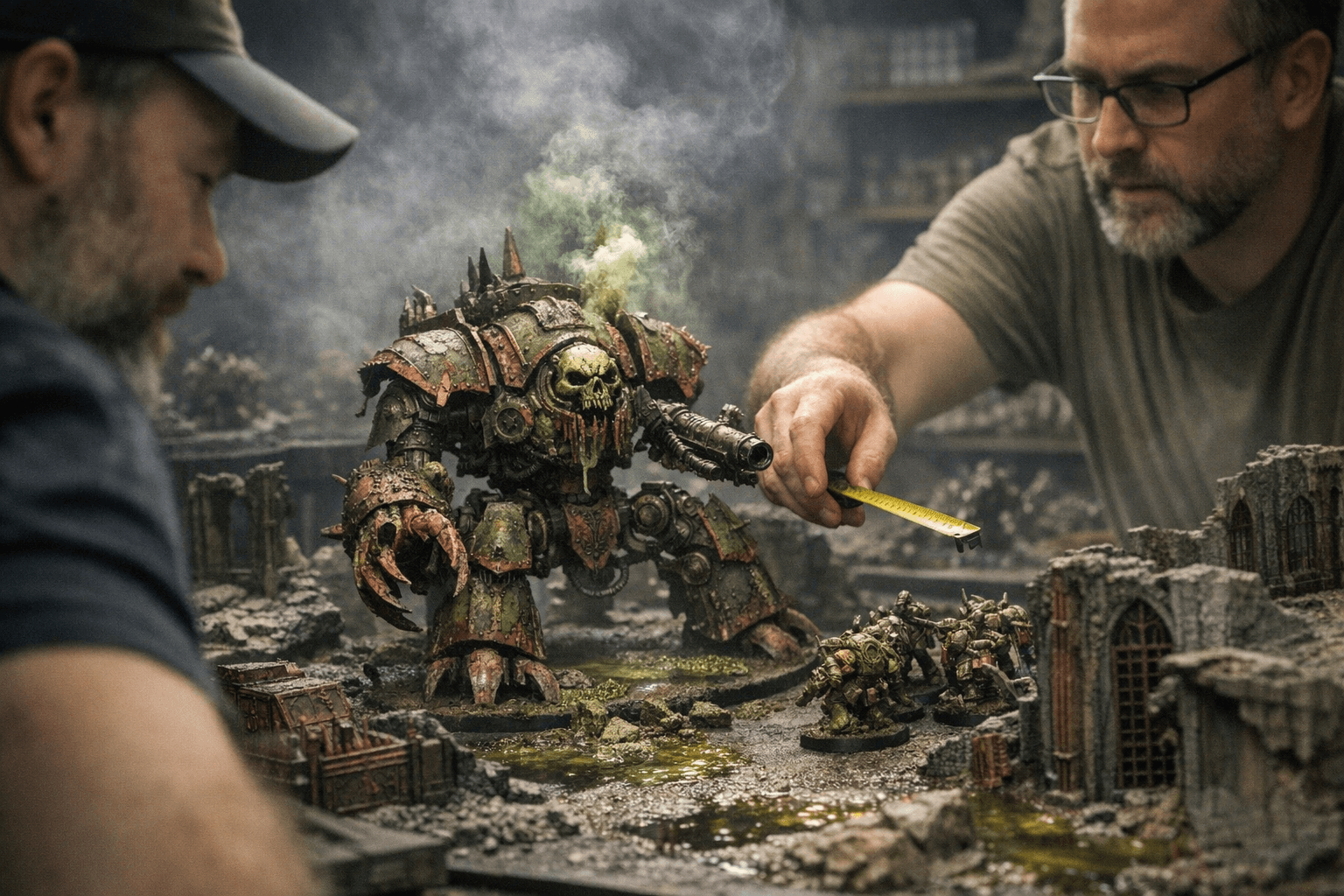 Death Guard Defilers test new terrain rules ahead of Warhammer 40K overhaul