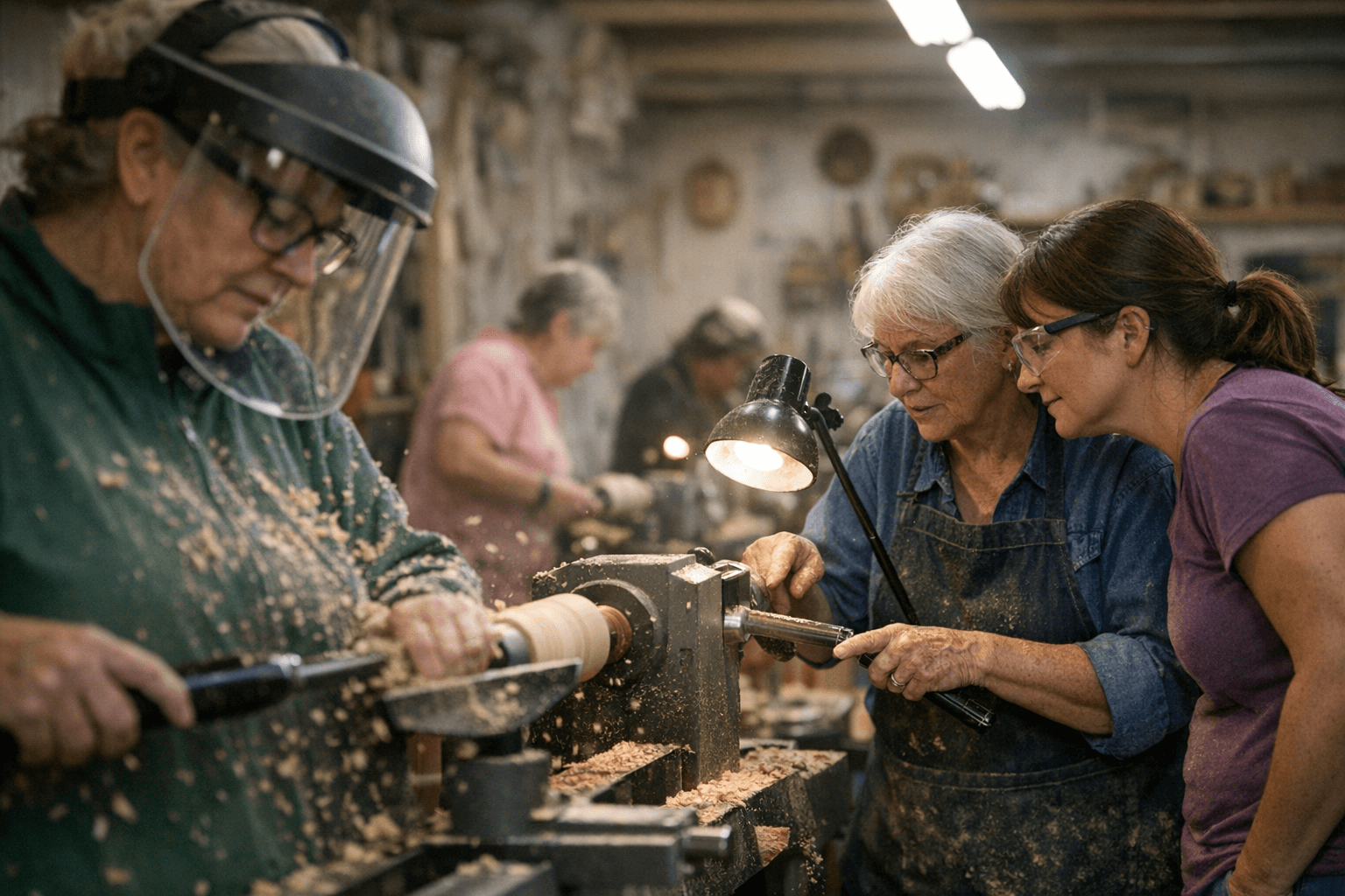 Wilmington woodturners pack spring calendar with women’s turning and basic courses