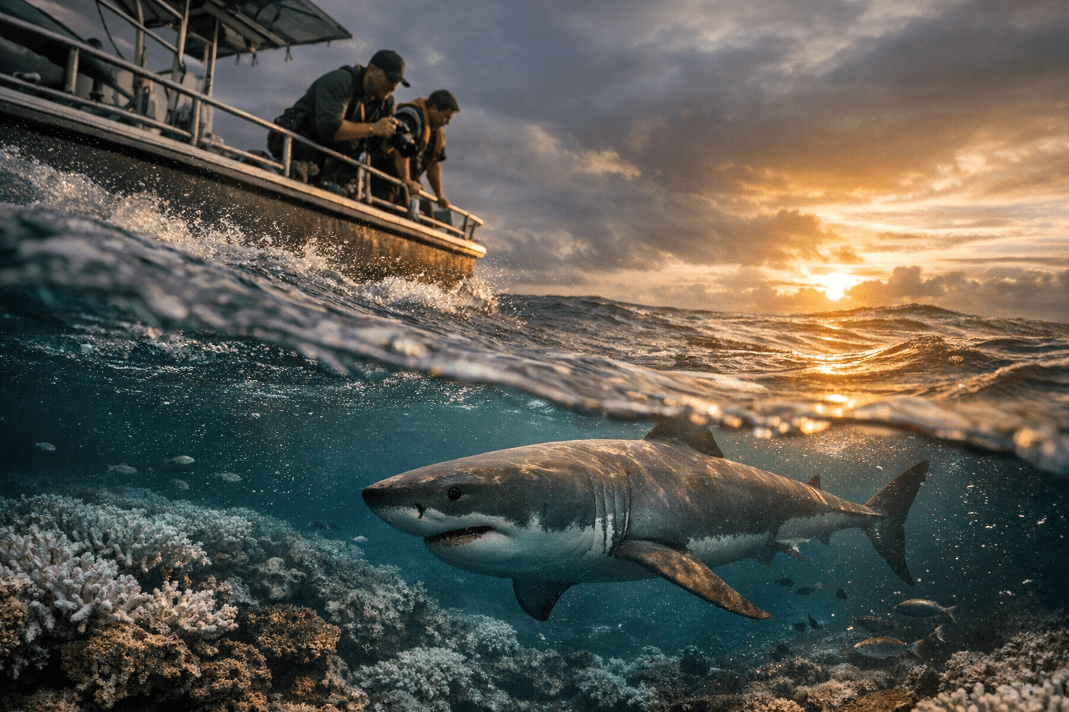 Warming oceans put great white sharks at risk, study finds