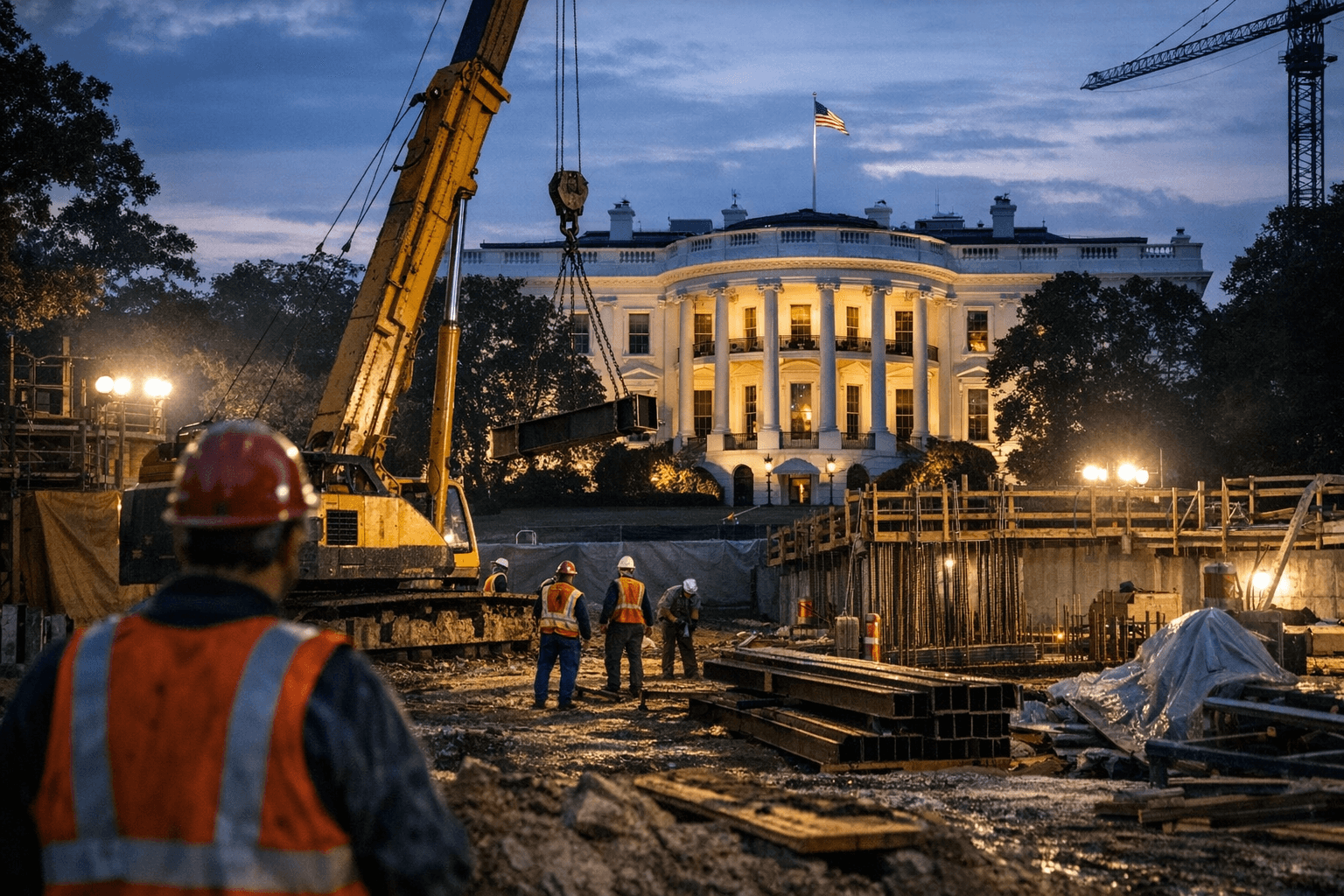Appeals court lets Trump continue White House ballroom construction temporarily