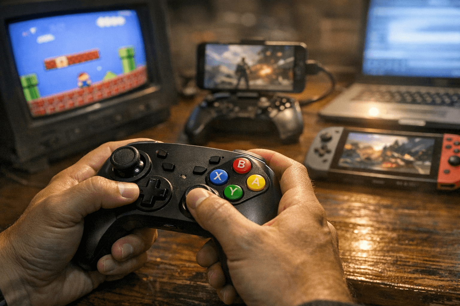 EasySMX M20 rotates ABXY labels to ease retro button confusion