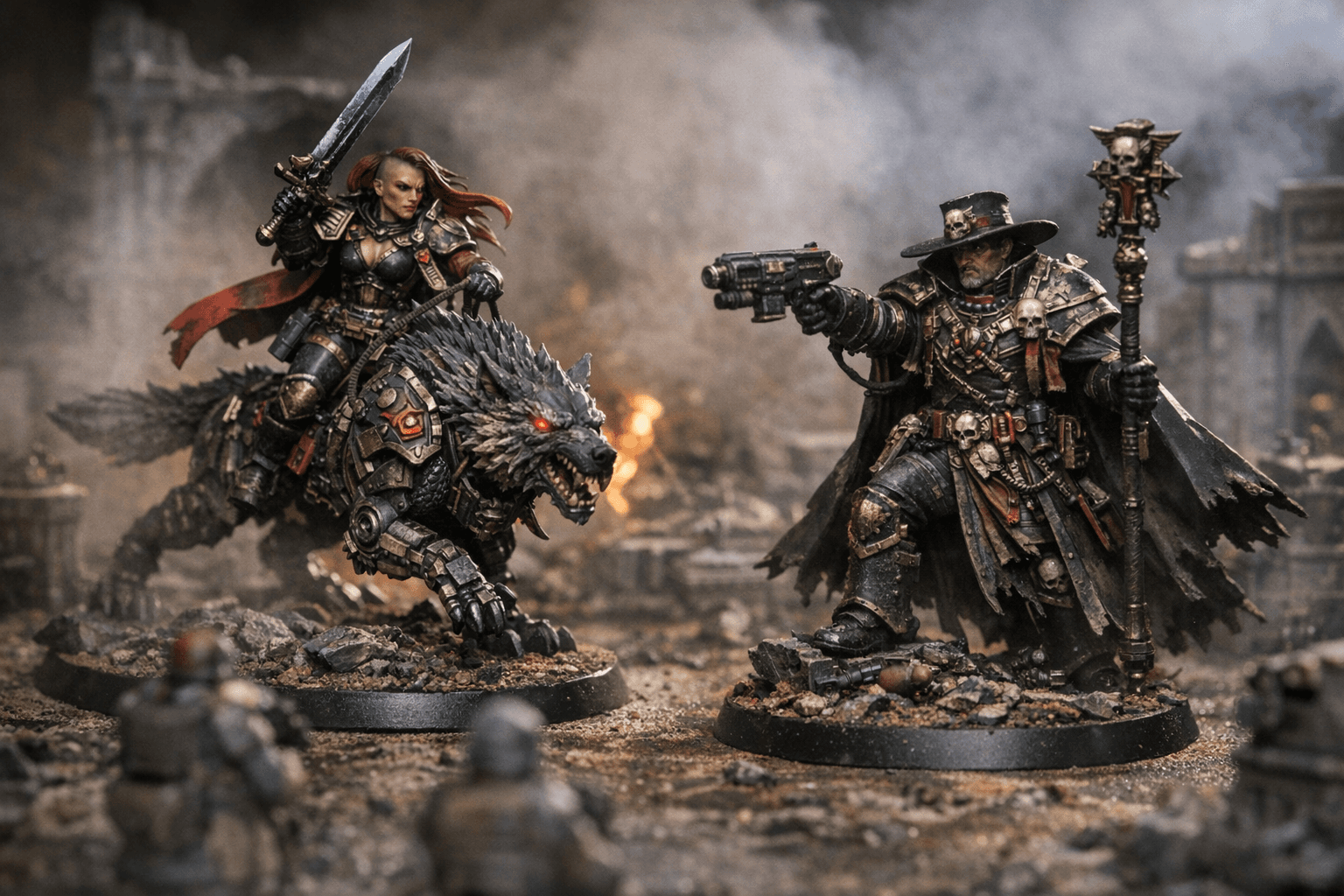 Warhammer 40,000 reveals Intranzia Fraye and Inquisitor Kroyle rules