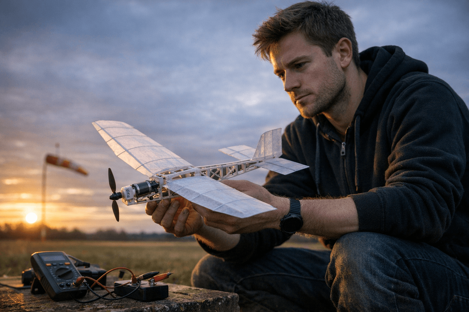 Tom Stanton’s 3D-Printed Supercapacitor Plane Maximizes Flight Time
