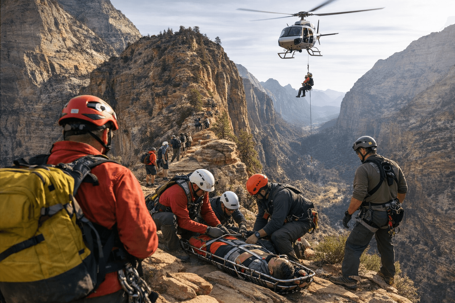 Angels Landing rescue closes Zion’s Angels Landing, West Rim trails