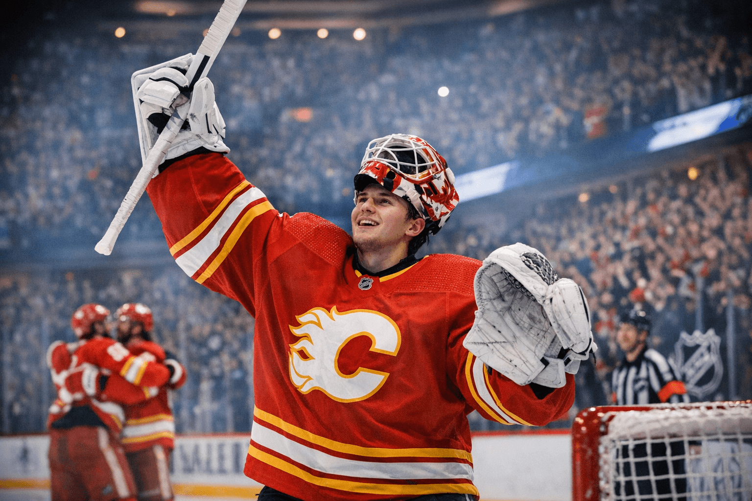 Arsenii Sergeev makes history with wins in ECHL, AHL and NHL debuts