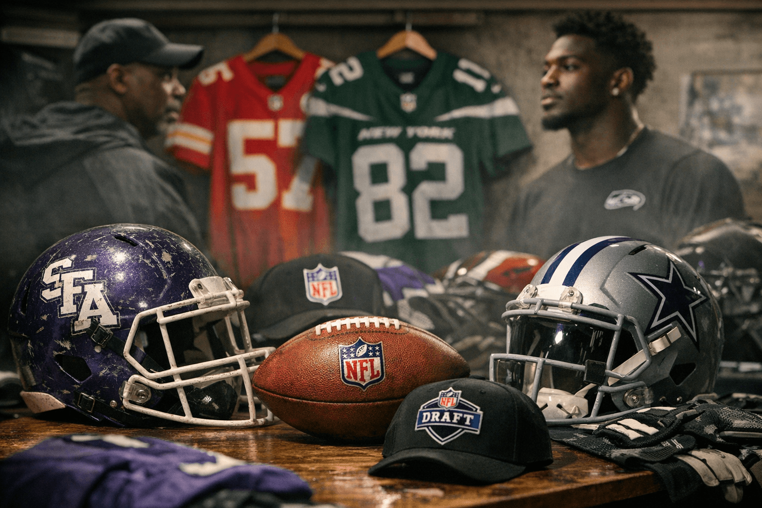 Stephen F. Austin’s NFL pipeline spans generations, 38 drafted players